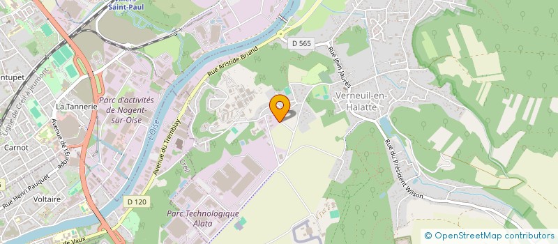 localisation de l'entreprise LE COMPTOIR DU FRAIS à VERNEUIL-EN-HALATTE
