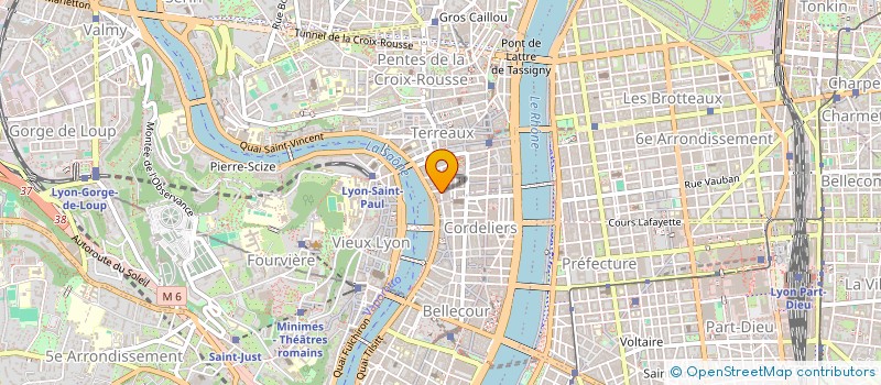 localisation de l'entreprise LE COMPTOIR DU GREFFIER à LYON