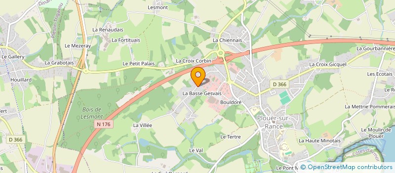 localisation de l'entreprise LE COMPTOIR DU JERZUAL à PLOUER-SUR-RANCE