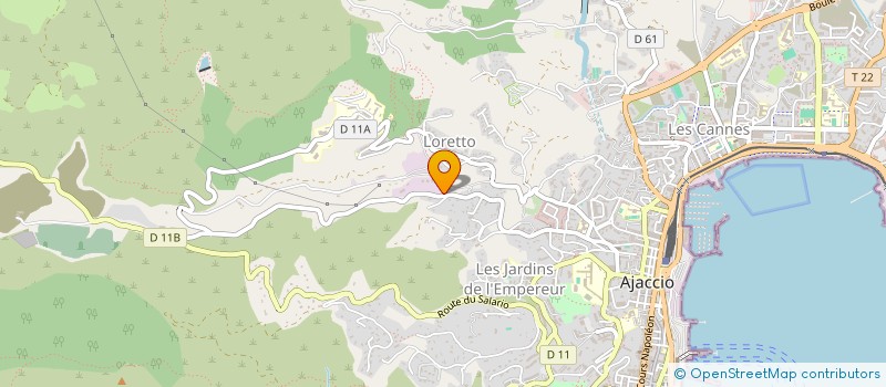 localisation de l'entreprise LE COMPTOIR DU MAQUIS à AJACCIO
