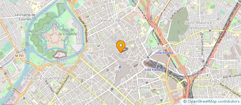 localisation de l'entreprise LE COMPTOIR DU MIEL - LILLE  LILLE