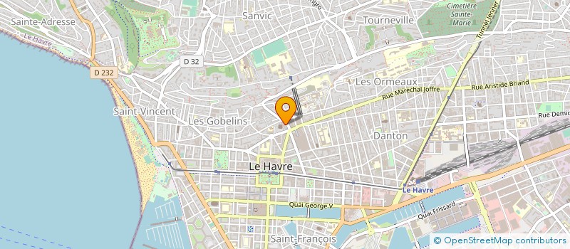 localisation de l'entreprise LE COMPTOIR DU MOBILE à LE HAVRE