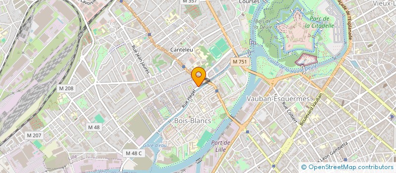 localisation de l'entreprise LE COMPTOIR DU MOTOCYCLISTE à LILLE