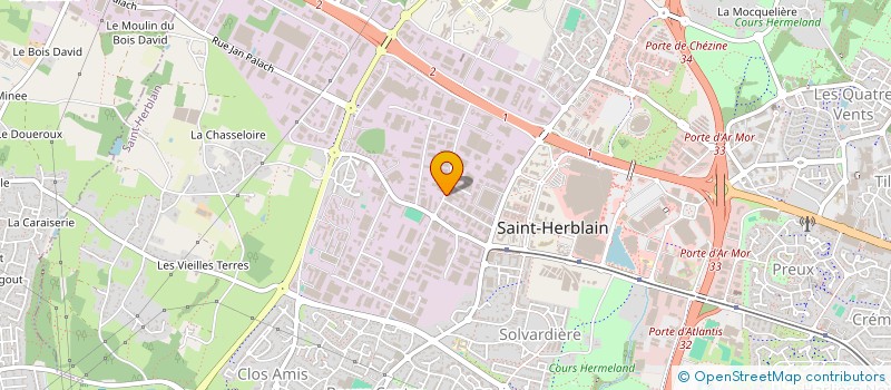 localisation de l'entreprise LE COMPTOIR DU PAIN à SAINT-HERBLAIN