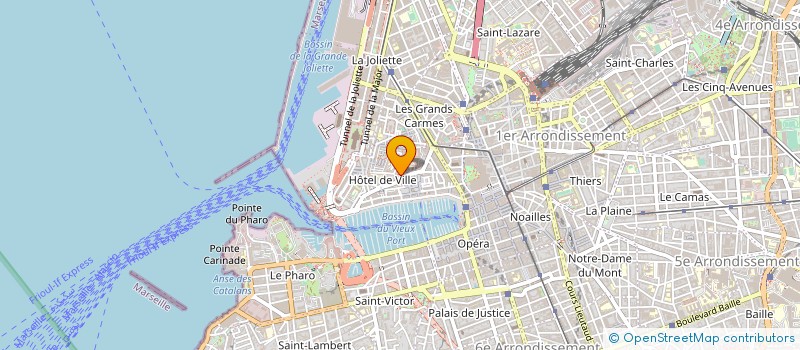 localisation de l'entreprise LE COMPTOIR DU PANIER à MARSEILLE