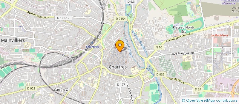 localisation de l'entreprise LE COMPTOIR DU PARQUET à CHARTRES