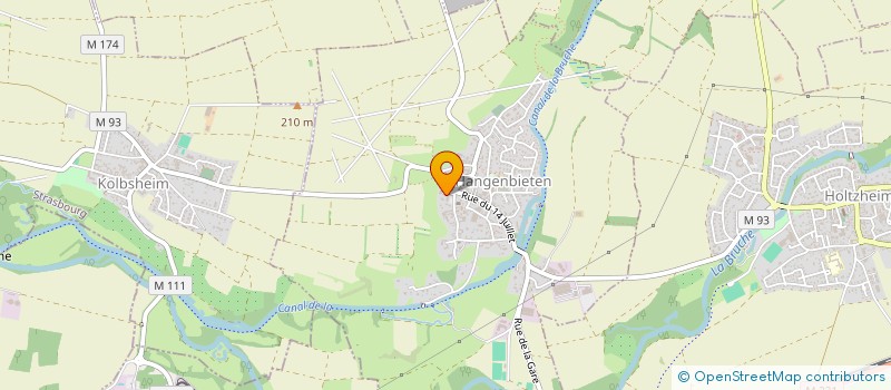 localisation de l'entreprise LE COMPTOIR DU PATCH  HANGENBIETEN