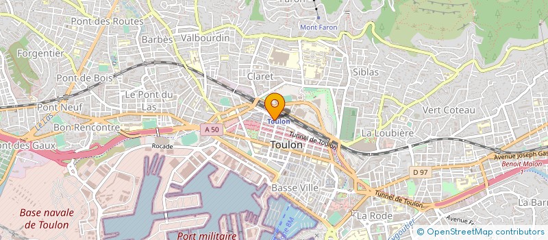 localisation de l'entreprise LE COMPTOIR DU PATCHWORK à TOULON