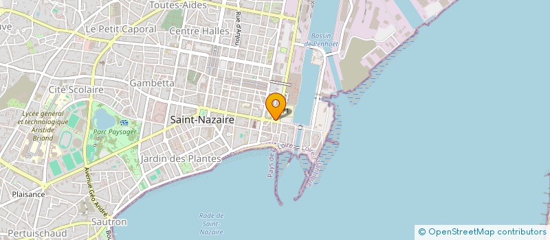 localisation de l'entreprise LE COMPTOIR DU PECHEUR DE SAINT-NAZAIRE à SAINT-NAZAIRE