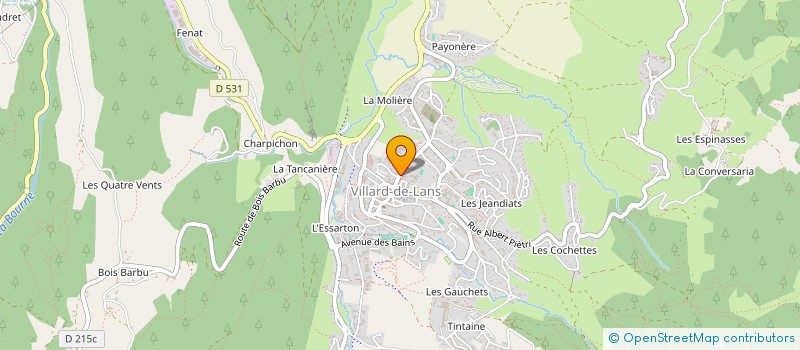 localisation de l'entreprise LE COMPTOIR DU PERE JO à VILLARD-DE-LANS