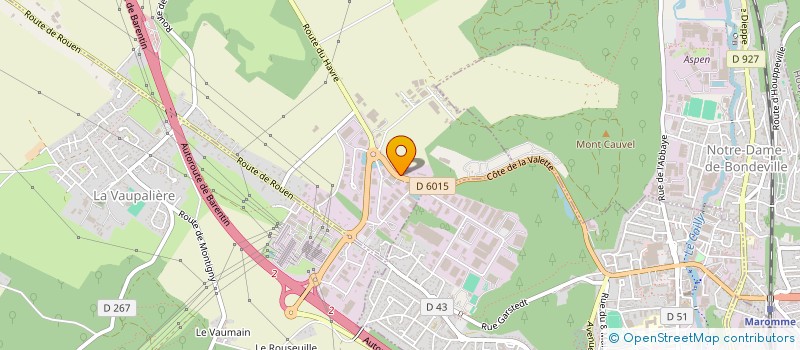 localisation de l'entreprise LE COMPTOIR DU PRIMEUR  SAINT-JEAN-DU-CARDONNAY