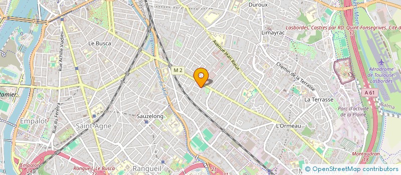 localisation de l'entreprise LE COMPTOIR DU TELEGRAMME à TOULOUSE