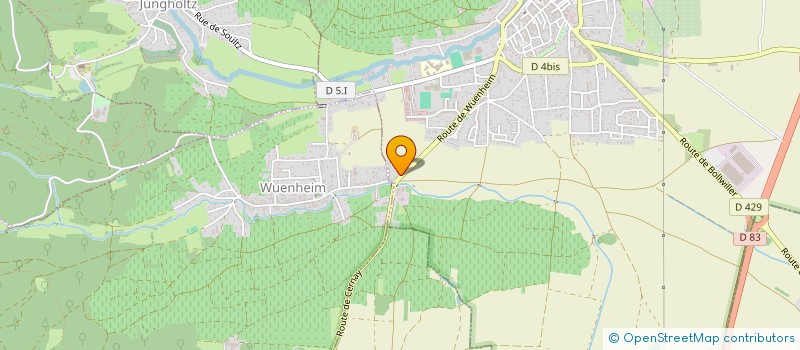 localisation de l'entreprise LE COMPTOIR DU TRAITEUR  SOULTZ-HAUT-RHIN