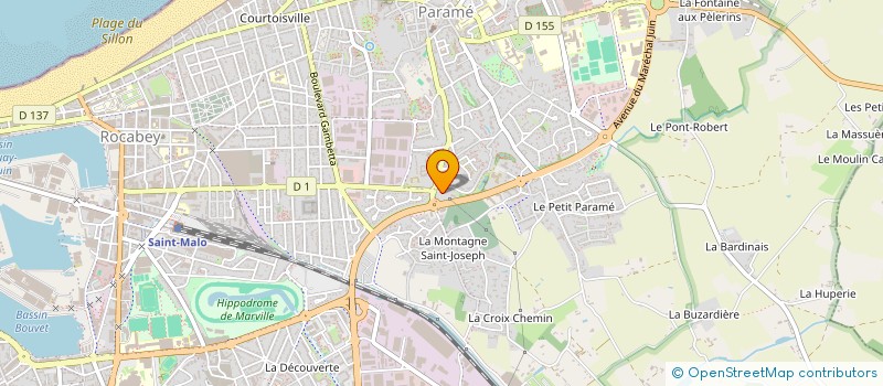 localisation de l'entreprise LE COMPTOIR DU VICE  SAINT-MALO