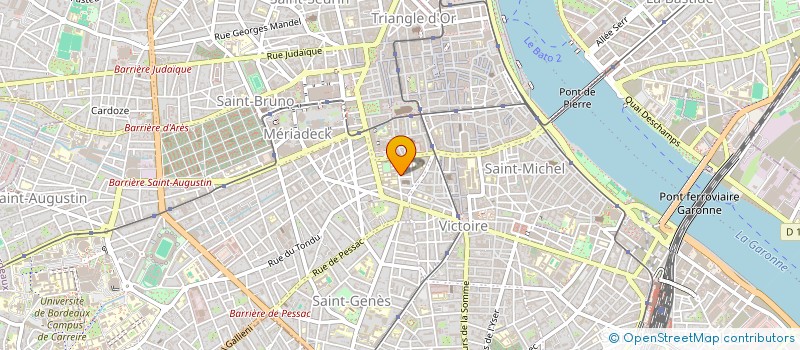 localisation de l'entreprise LE COMPTOIR EPICERIE SAINT ANDRE  BORDEAUX