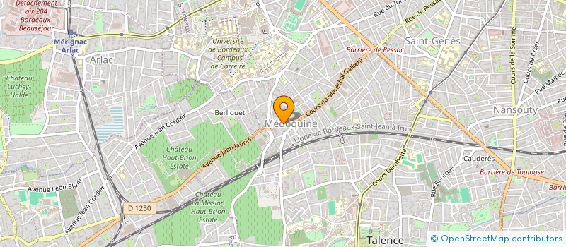 localisation de l'entreprise LE COMPTOIR ESPAGNOL  TALENCE