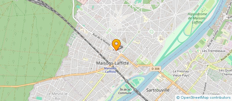 localisation de l'entreprise LE COMPTOIR ETHIQUE  MAISONS-LAFFITTE