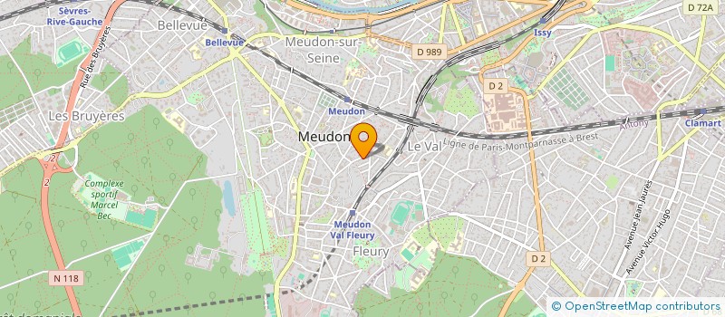 localisation de l'entreprise LE COMPTOIR FRANCOIS à MEUDON