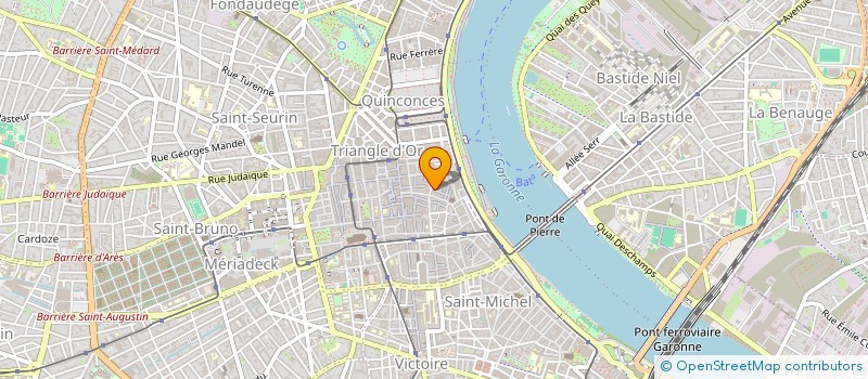 localisation de l'entreprise LE COMPTOIR FROMAGER  BORDEAUX