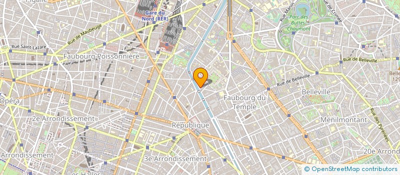 localisation de l'entreprise LE COMPTOIR GENERAL à PARIS