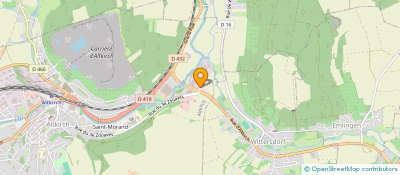 localisation de l'entreprise LE COMPTOIR GOURMAND II  ALTKIRCH