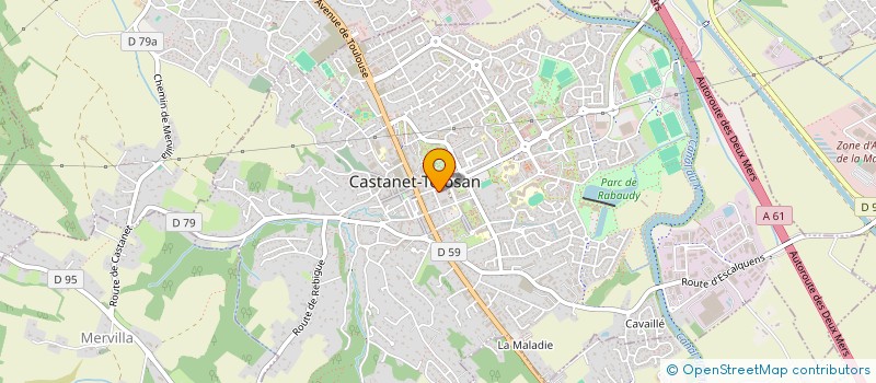 localisation de l'entreprise LE COMPTOIR GOURMET à CASTANET-TOLOSAN