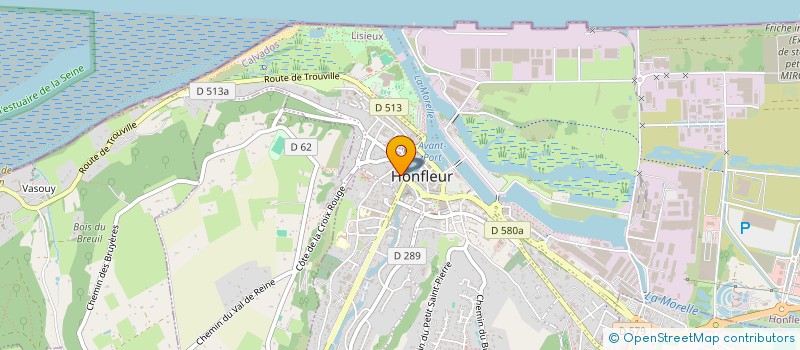 localisation de l'entreprise LE COMPTOIR HONFLEURAIS à HONFLEUR
