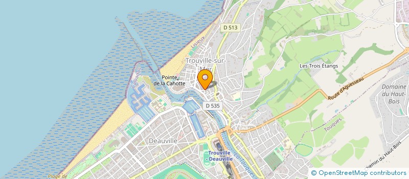 localisation de l'entreprise LE COMPTOIR IODE à TROUVILLE-SUR-MER