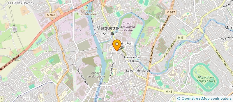 localisation de l'entreprise LE COMPTOIR JANSSEN  MARQUETTE-LEZ-LILLE