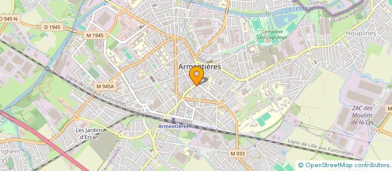 localisation de l'entreprise LE COMPTOIR KDO  ARMENTIERES