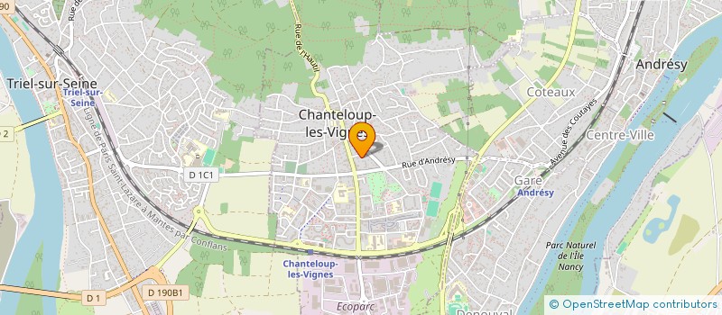 localisation de l'entreprise LE COMPTOIR KHAN EL KHALILI  CHANTELOUP-LES-VIGNES