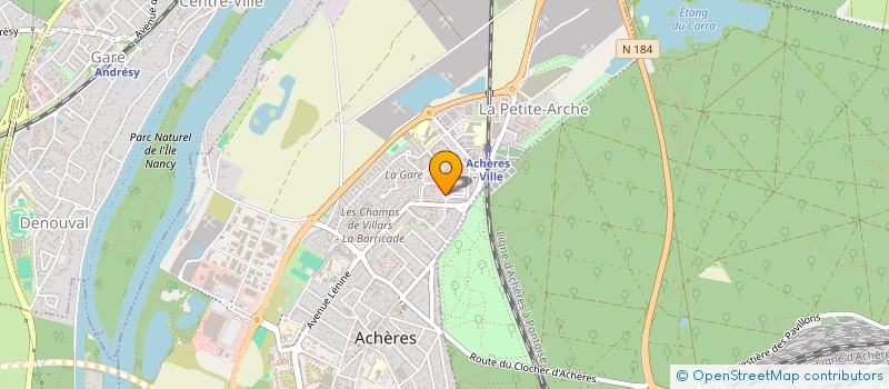 localisation de l'entreprise LE COMPTOIR LANGUEDOCIEN DU BATIMENT à ACHERES