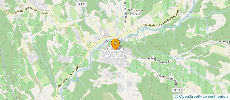 localisation de l'entreprise LE COMPTOIR LATIN  GRAMBOIS