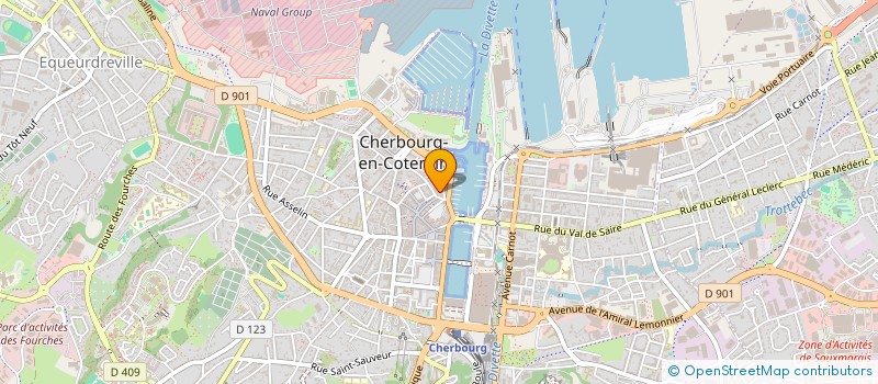 localisation de l'entreprise LE COMPTOIR LIBANAIS  CHERBOURG-EN-COTENTIN