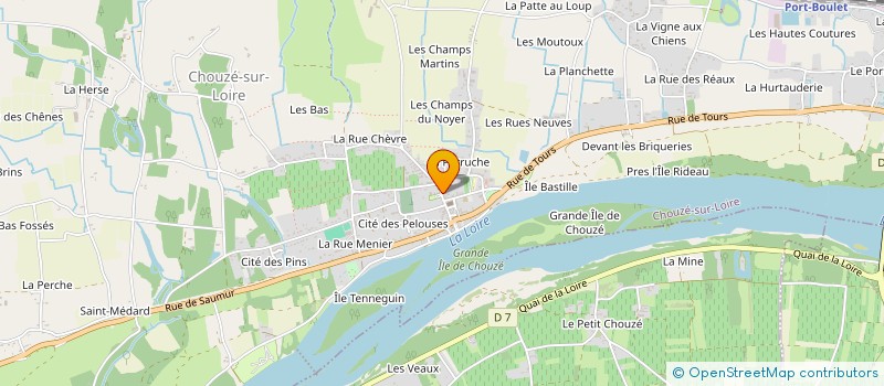 localisation de l'entreprise LE COMPTOIR LIGERIEN  CHOUZE-SUR-LOIRE