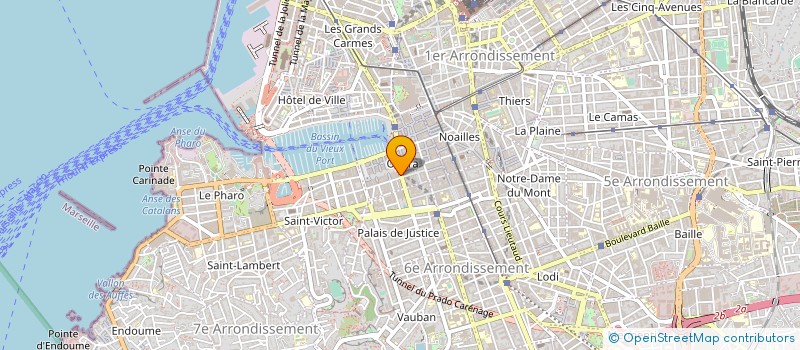 localisation de l'entreprise LE COMPTOIR MARSEILLAIS D'ACHAT D'OR à MARSEILLE