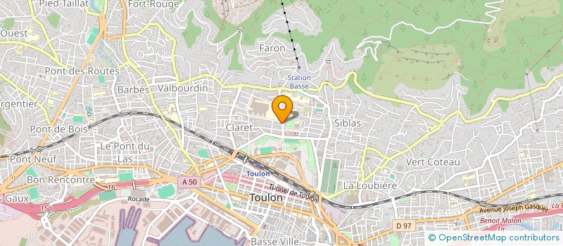 localisation de l'entreprise LE COMPTOIR MODERNE  TOULON