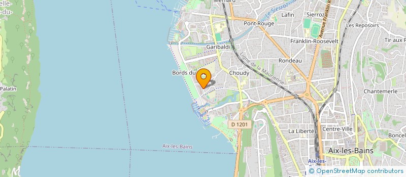 localisation de l'entreprise LE COMPTOIR MUSICAL  AIX-LES-BAINS