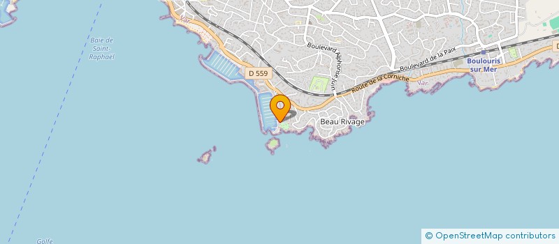 localisation de l'entreprise LE COMPTOIR NAUTIQUE DE SANTA LUCIA à SAINT RAPHAEL