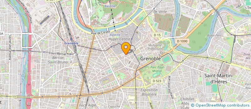 localisation de l'entreprise LE COMPTOIR PARISIEN DE LA CORDONNERIE à GRENOBLE