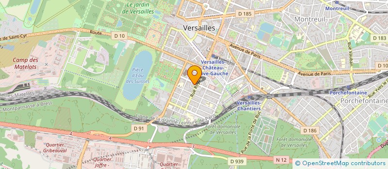 localisation de l'entreprise LE COMPTOIR PORTUGAIS à VERSAILLES