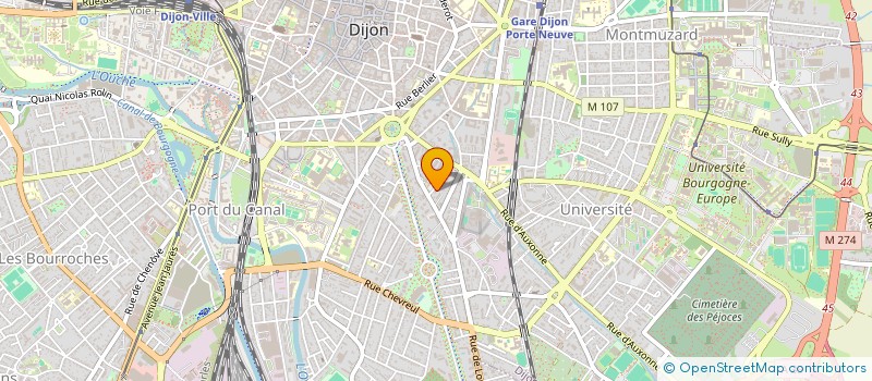 localisation de l'entreprise LE COMPTOIR POURHET à DIJON
