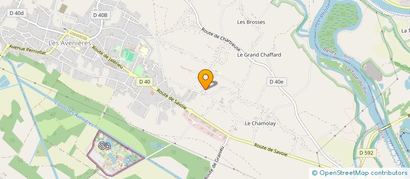 localisation de l'entreprise LE COMPTOIR ROYAL DE DATTES à LES AVENIERES VEYRINS-THUELLIN
