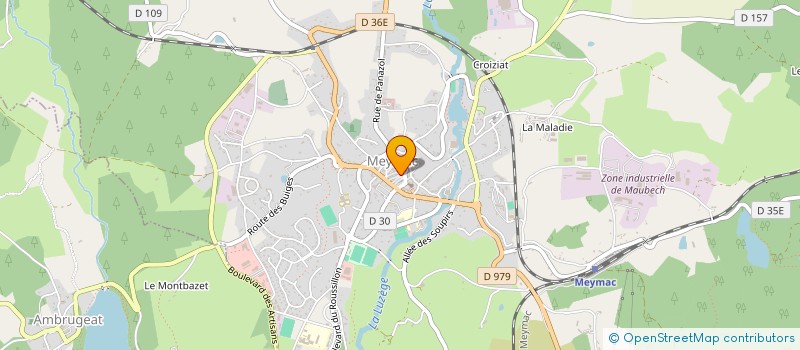 localisation de l'entreprise LE COMPTOIR SAINT ANDRE  MEYMAC