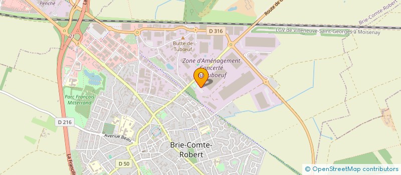 localisation de l'entreprise LE COMPTOIR THERMIQUE  BRIE-COMTE-ROBERT