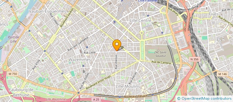 localisation de l'entreprise LE COMTE D ARTOIS à LILLE