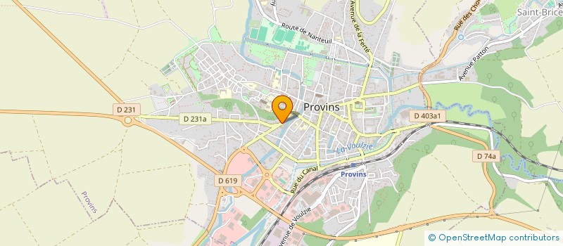 localisation de l'entreprise LE COMTE DE BOUGEROLLE à PROVINS