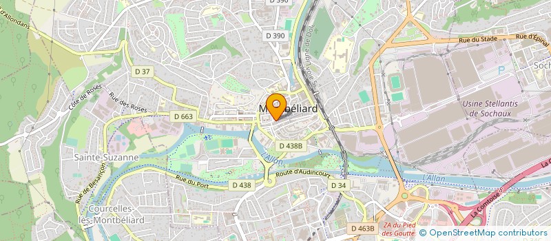 localisation de l'entreprise LE CONCEPT à MONTBELIARD