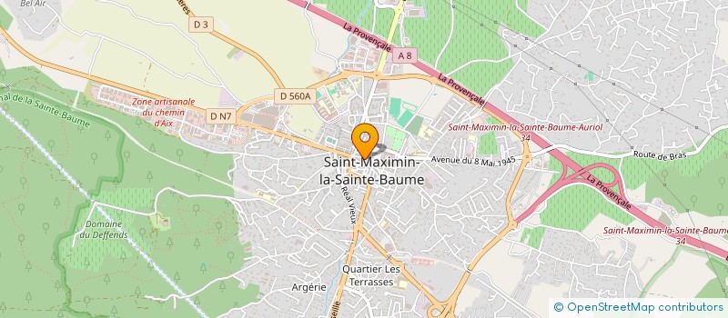 localisation de l'entreprise LE CONCEPT BY JESS à SAINT-MAXIMIN-LA-SAINTE-BAUME