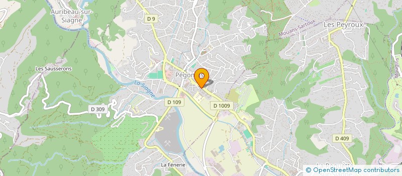 localisation de l'entreprise LE CONCEPT BY S  PEGOMAS